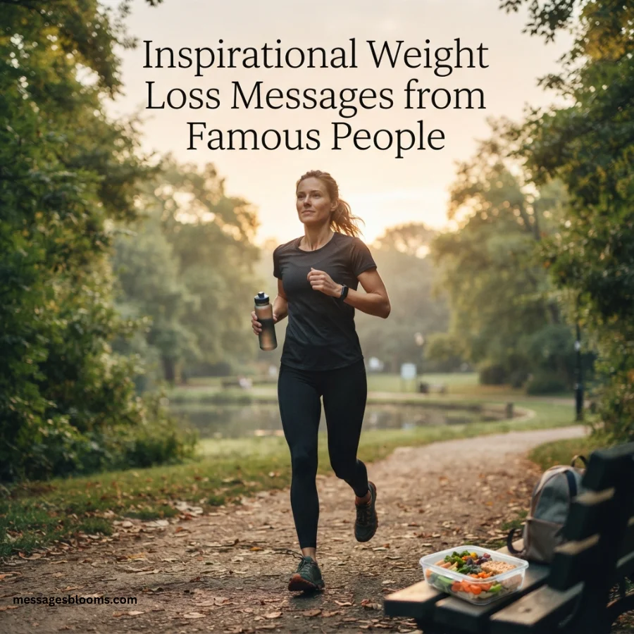 Inspirational Weight Loss Messages from Famous People