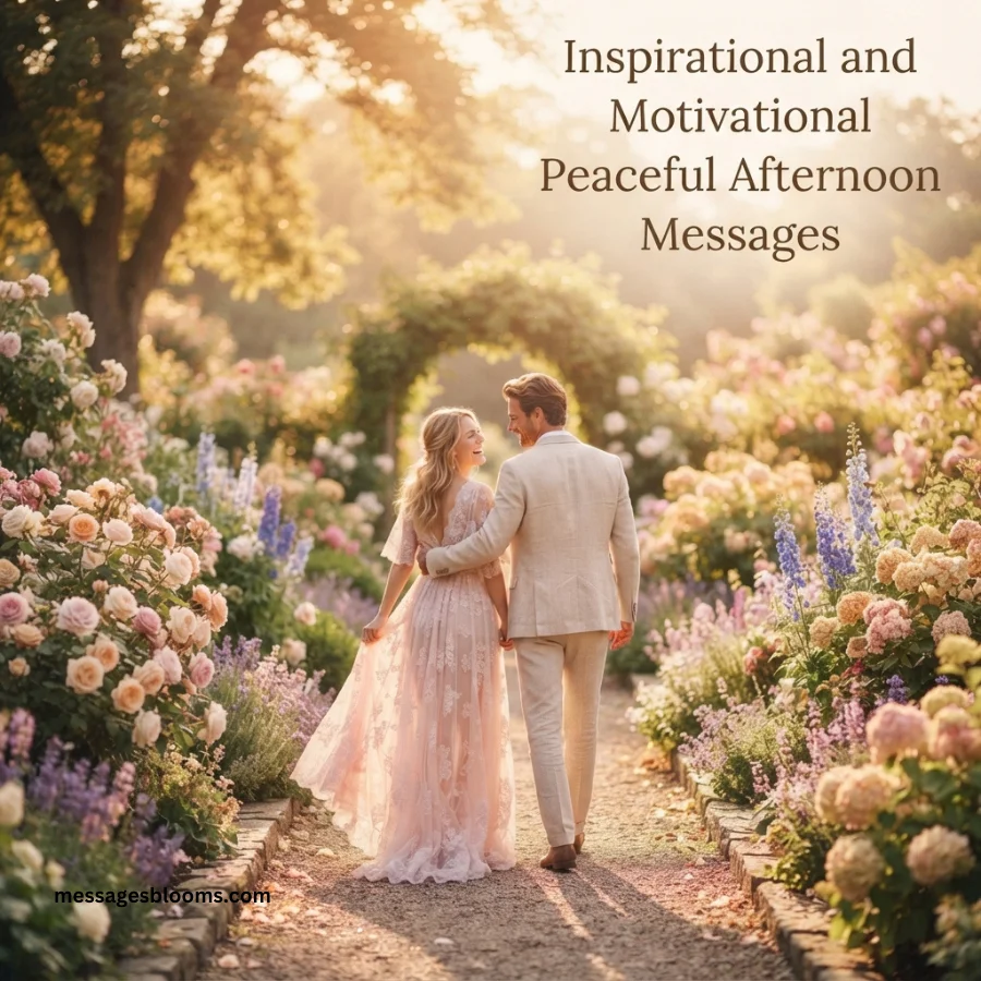 Inspirational and Motivational Peaceful Afternoon Messages