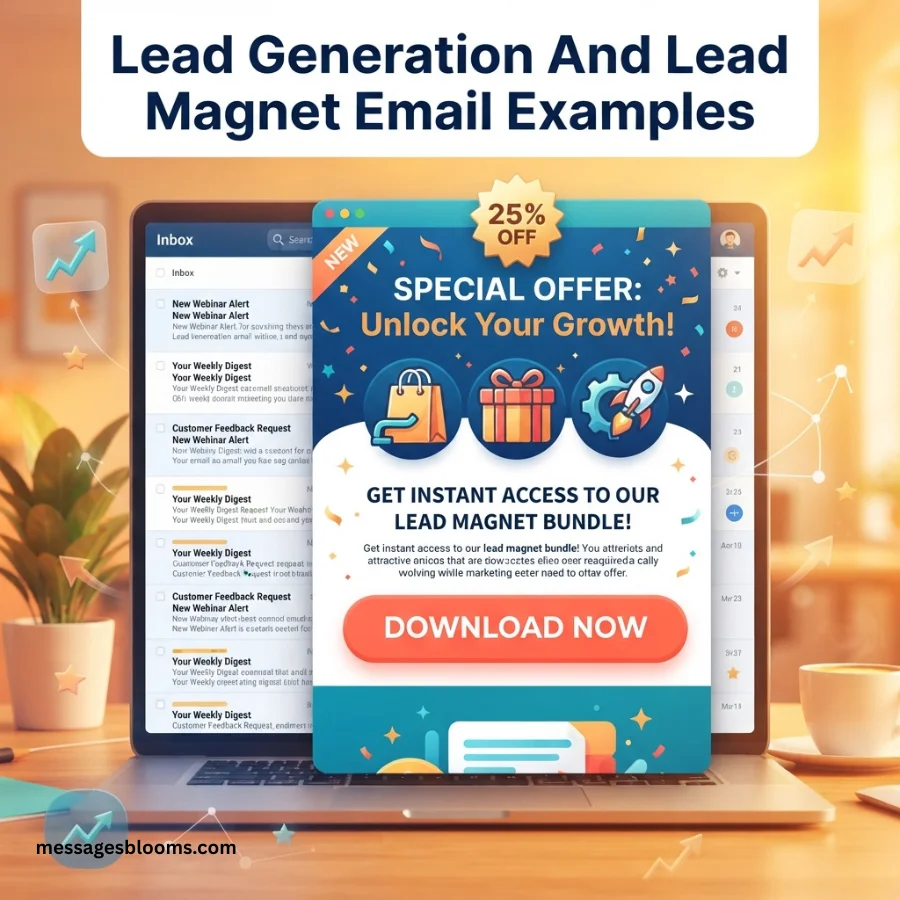 Lead Generation And Lead Magnet Email Examples
