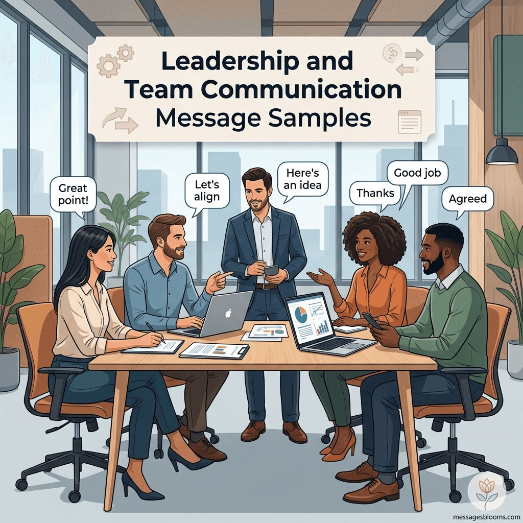 Leadership and Team Communication Message Samples