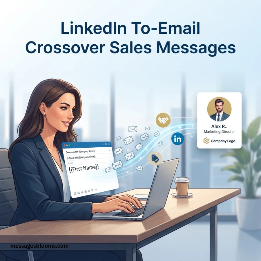 LinkedIn ,To-Email Crossover Sales Messages