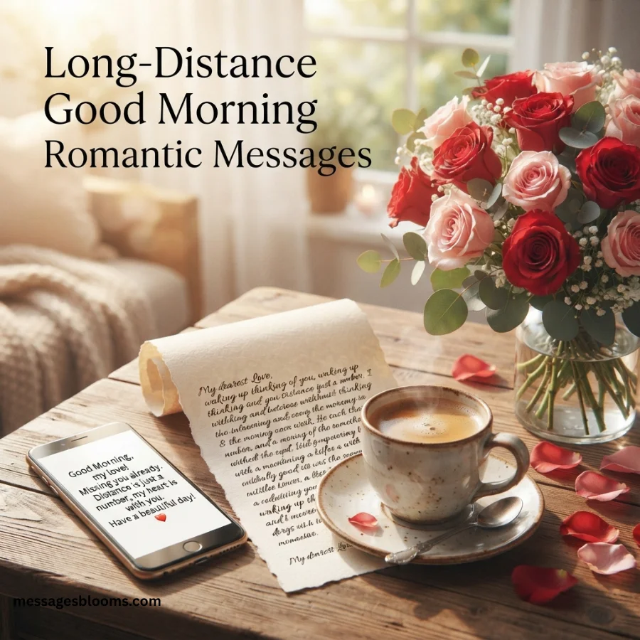 Long-Distance Good Morning Romantic Messages