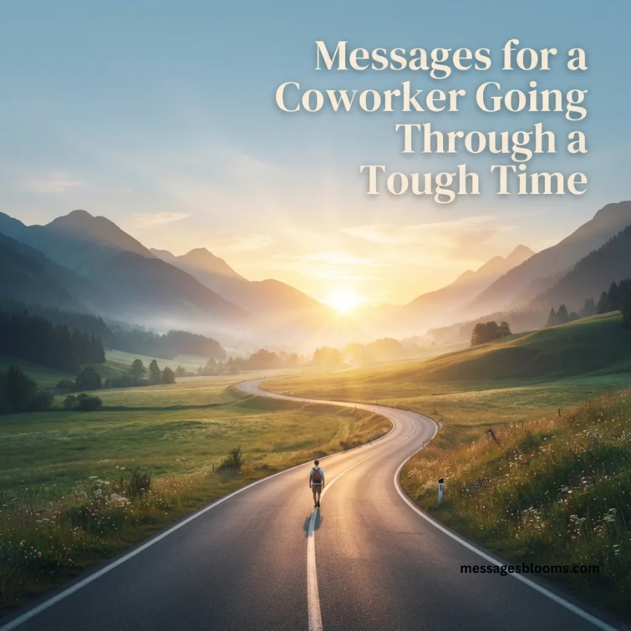 Messages for a Coworker Going Through a Tough Time