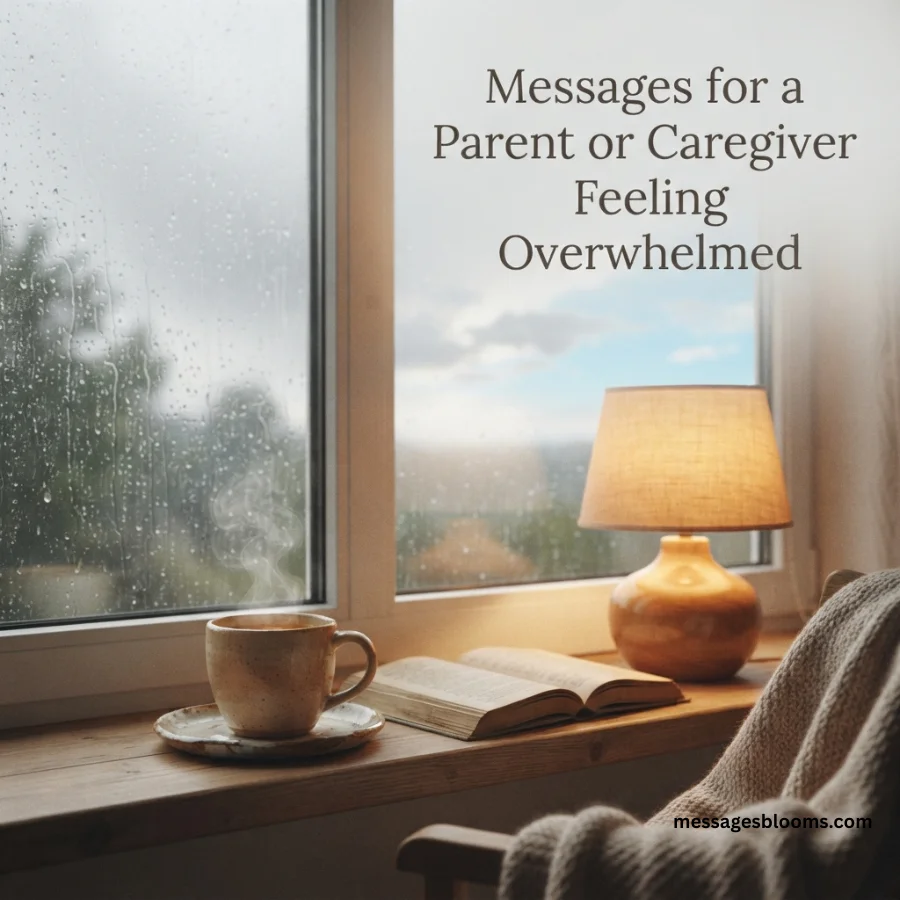 Messages for a Parent or Caregiver Feeling Overwhelmed