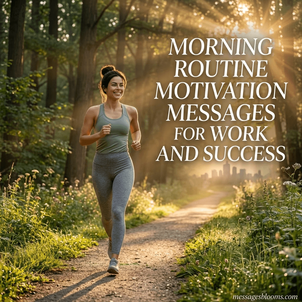 Morning Routine Motivation Messages for Work and Success