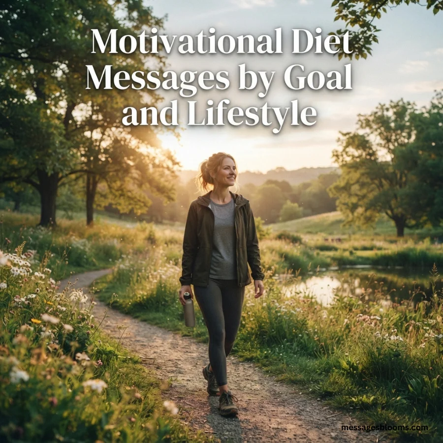 Motivational Diet Messages by Goal and Lifestyle