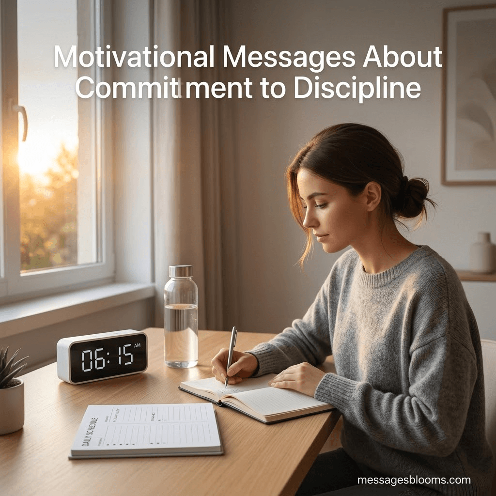 Motivational Messages About Commitment to Discipline