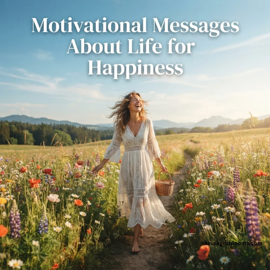 Motivational Messages About Life for Happiness