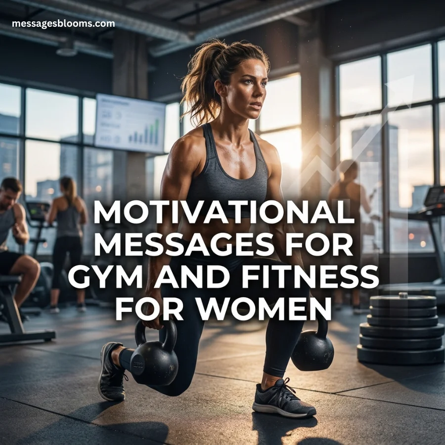 Motivational Messages for Gym and Fitness for Women