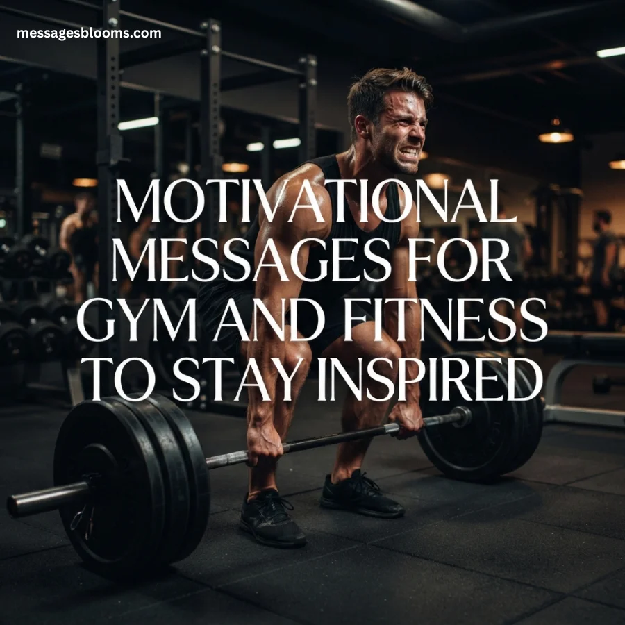Motivational Messages for Gym and Fitness to Stay Inspired