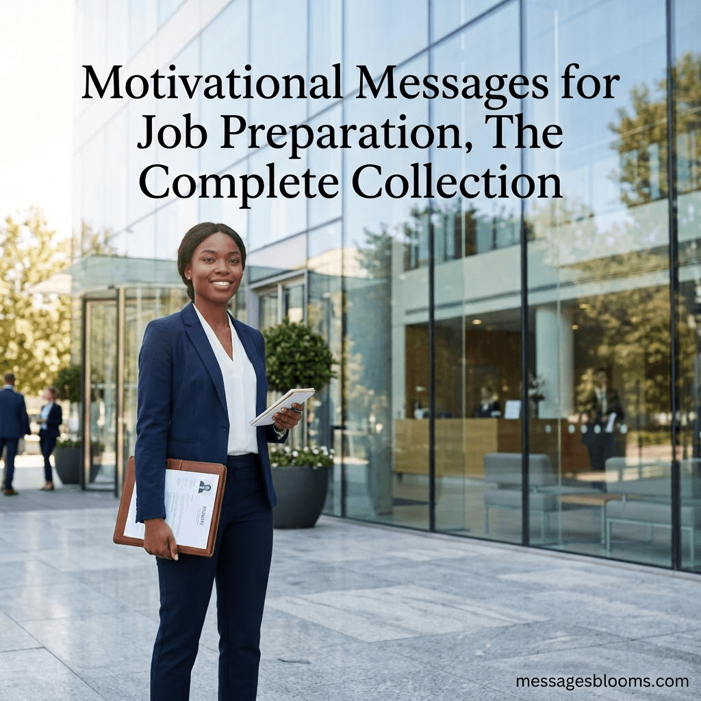 Motivational Messages for Job Preparation,The Complete Collection