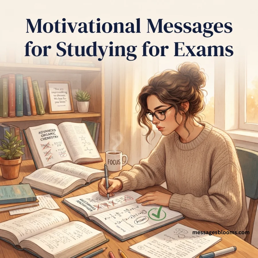 Motivational Messages for Studying for Exams