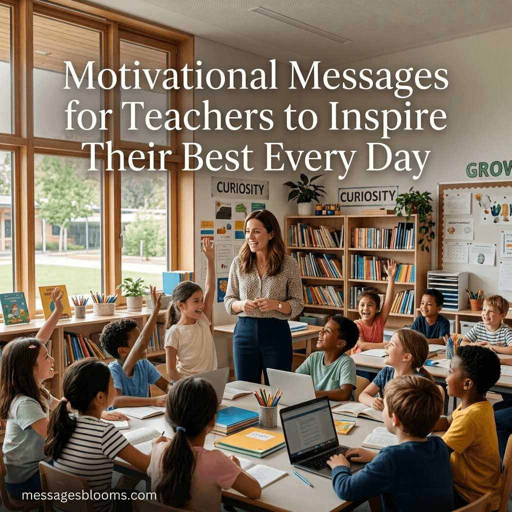 Motivational Messages for Teachers to Inspire Their Best Every Day