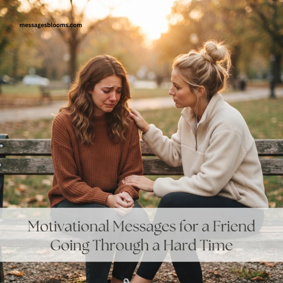 Motivational Messages for a Friend Going Through a Hard Time