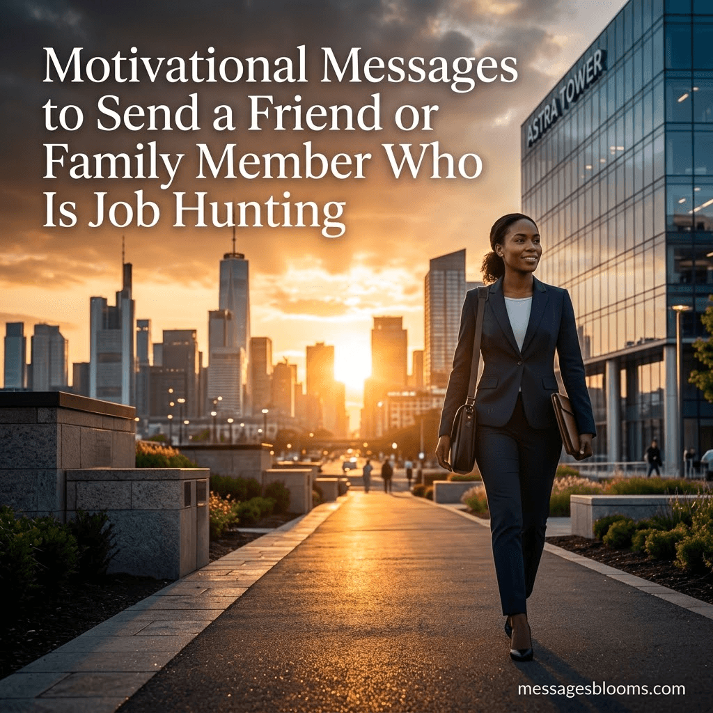 Motivational Messages to Send a Friend or Family Member Who Is Job Hunting