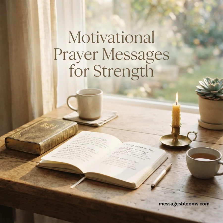 Motivational Prayer Messages for Strength