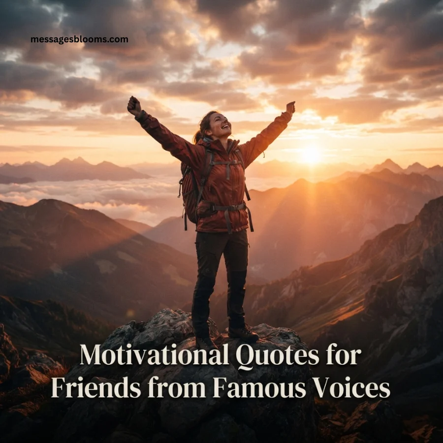 Motivational Quotes for Friends from Famous Voices