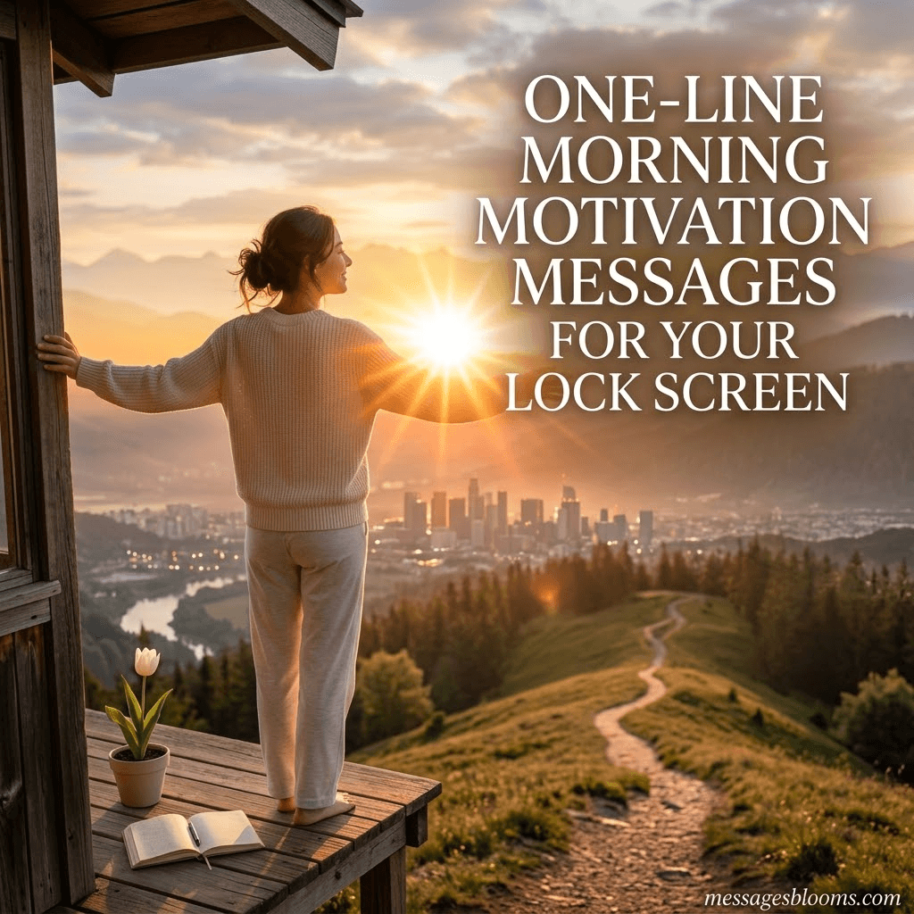 One-Line Morning Motivation Messages for Your Lock Screen