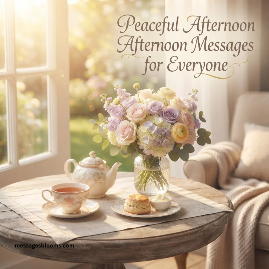 Peaceful Afternoon Messages for Everyone