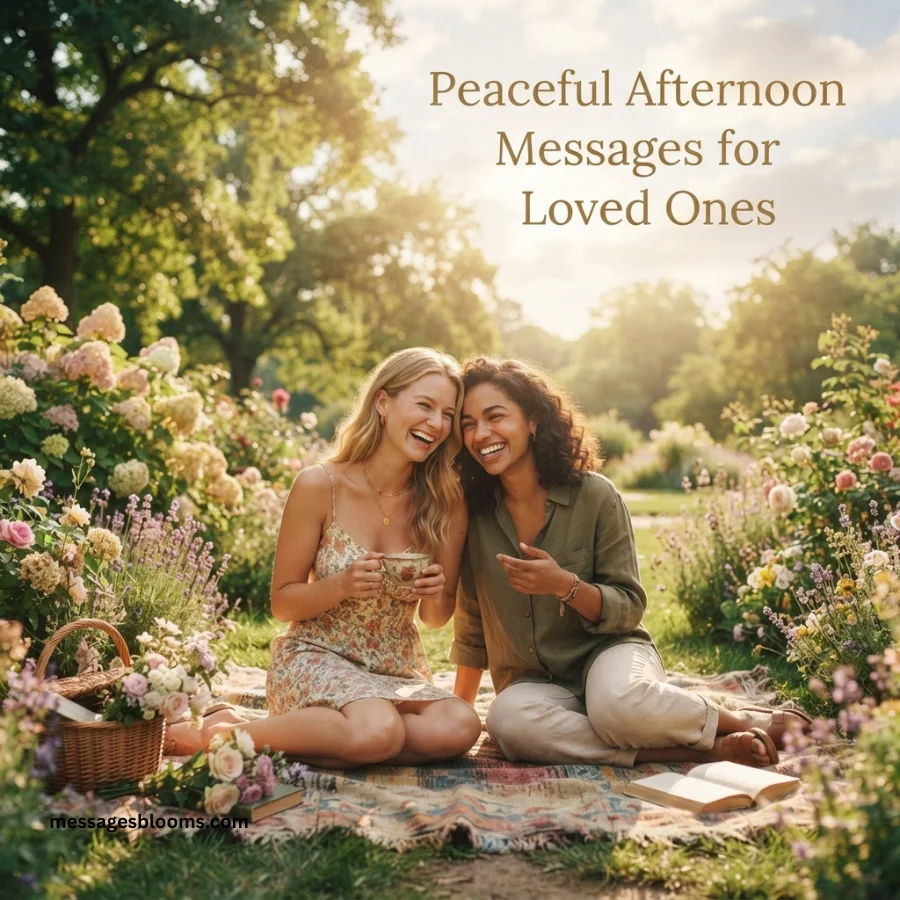 Peaceful Afternoon Messages for Loved Ones