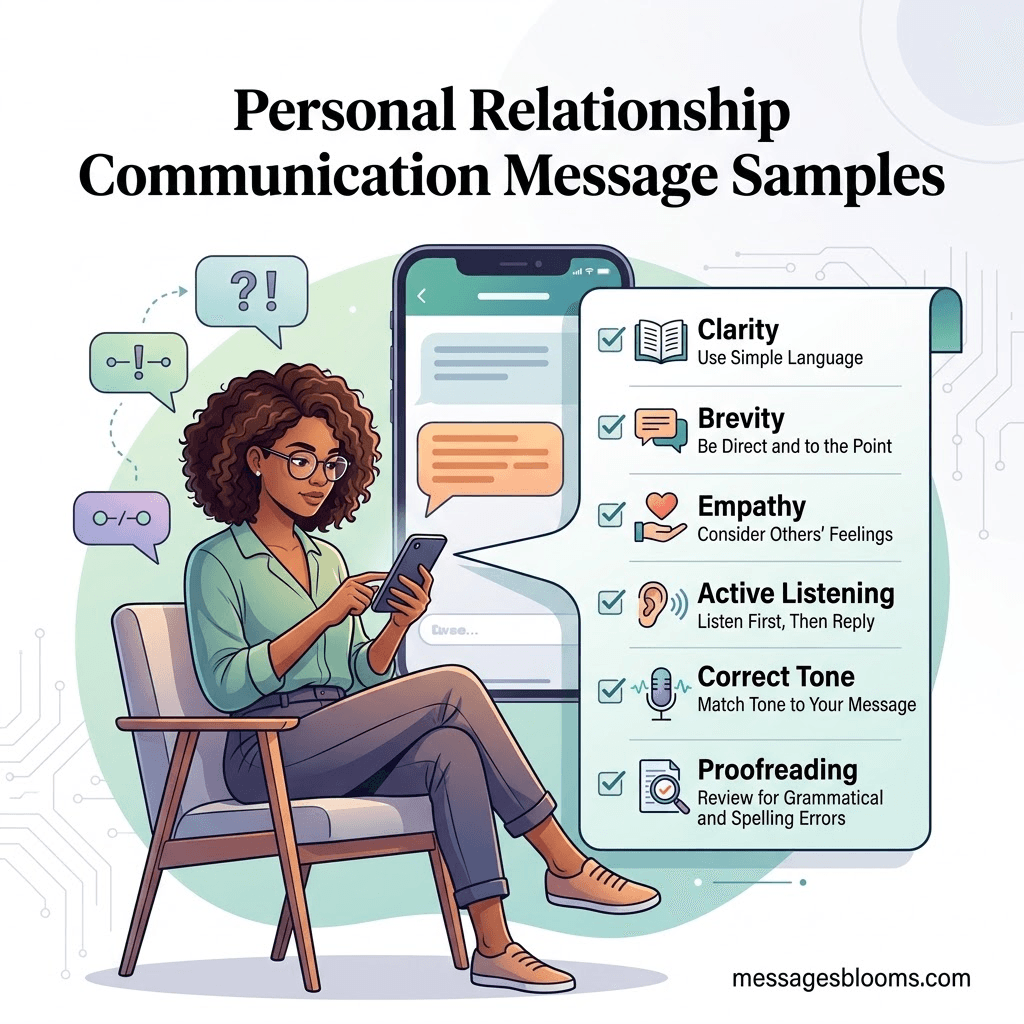 Personal Relationship Communication Message Samples