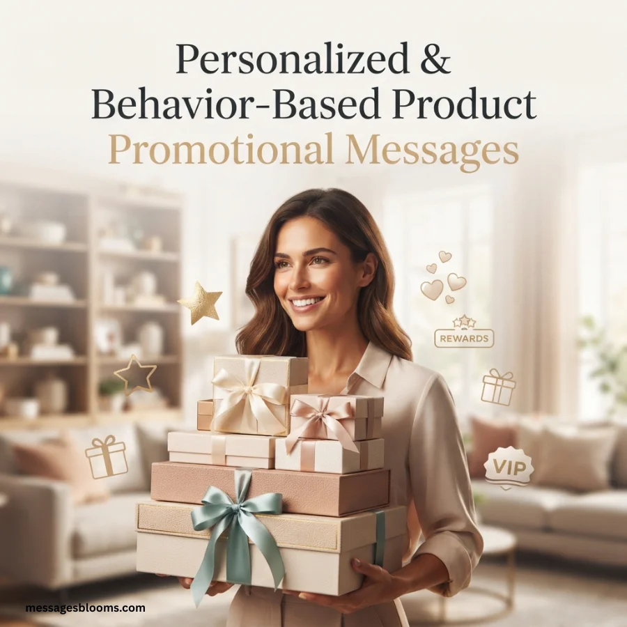 Personalized & Behavior-Based Product Promotional Messages