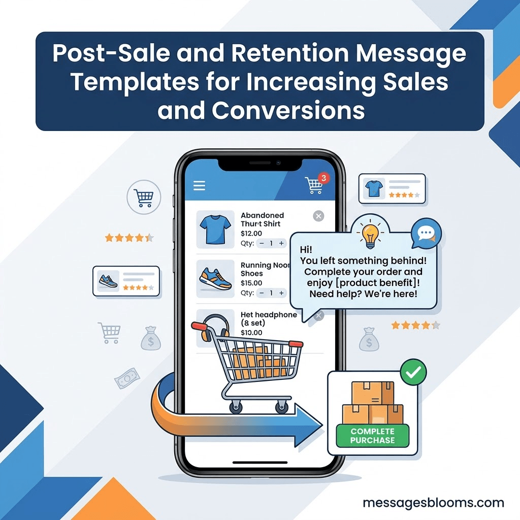 Post-Sale and Retention Message Templates for Increasing Sales and Conversions