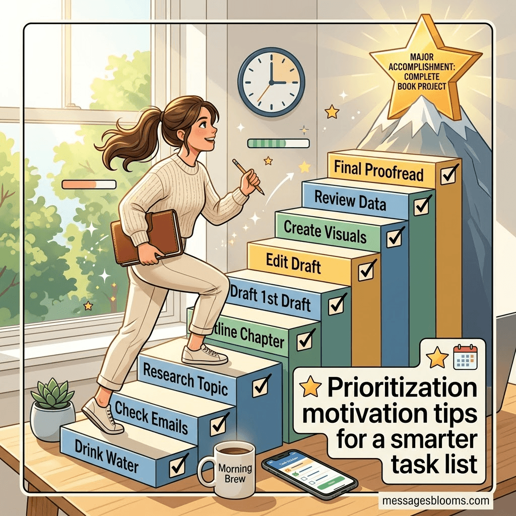 Prioritization motivation tips for a smarter task list