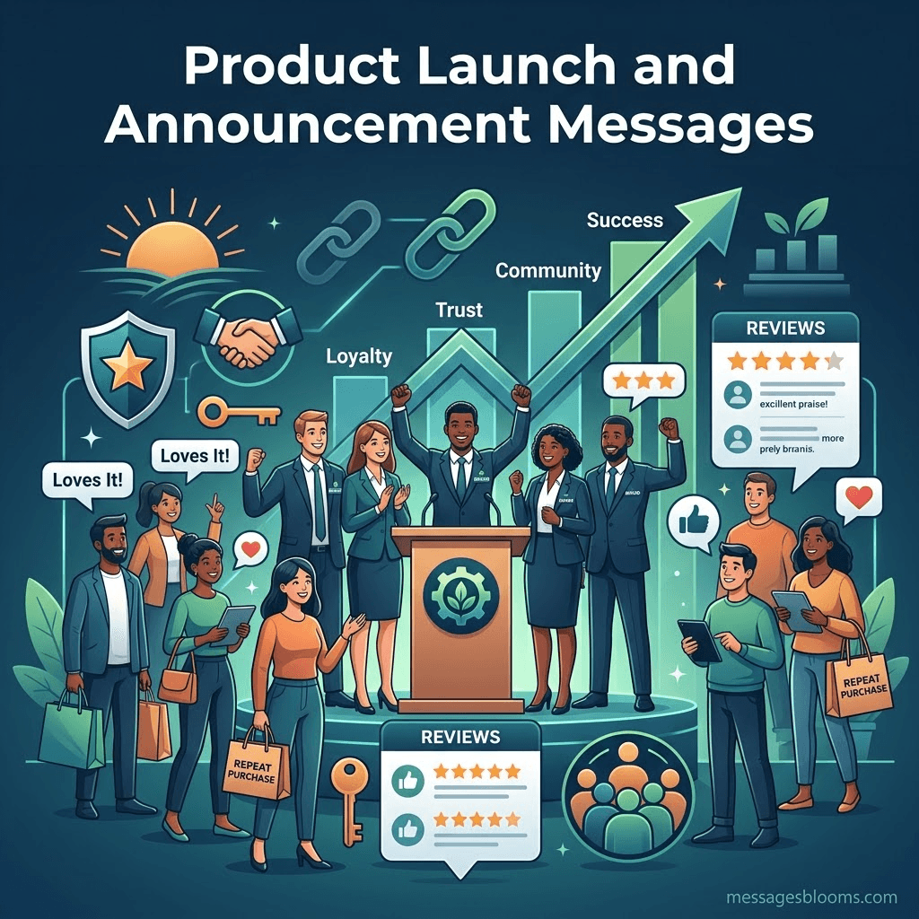 Product Launch and Announcement Messages