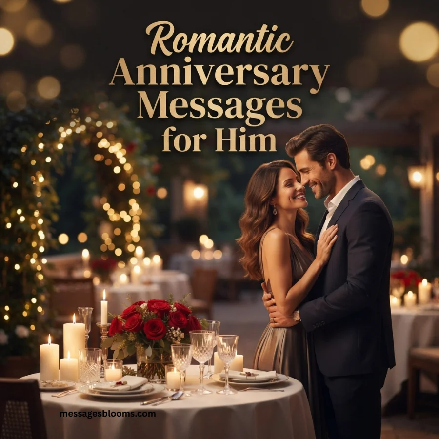 Romantic Anniversary Messages for Him