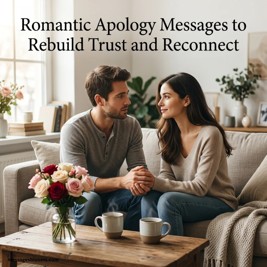 Romantic Apology Messages to Rebuild Trust and Reconnect