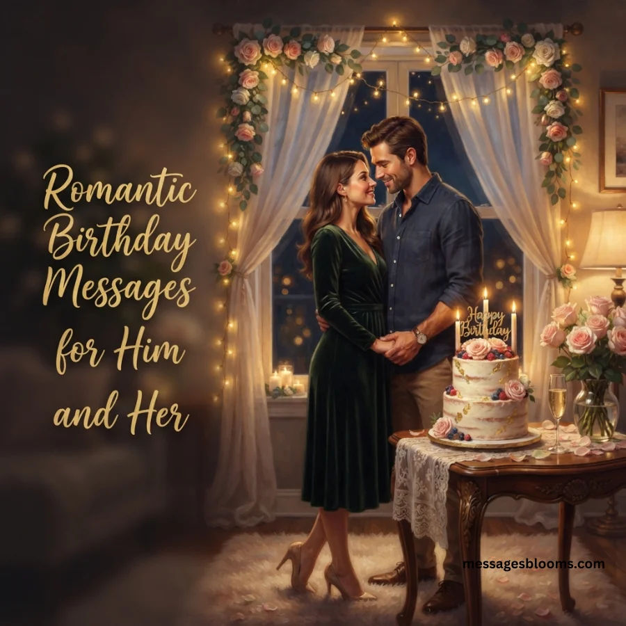 Romantic Birthday Messages for Him and Her