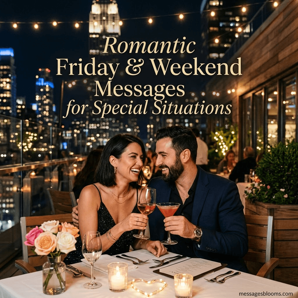 Romantic Friday & Weekend Messages for Special Situation