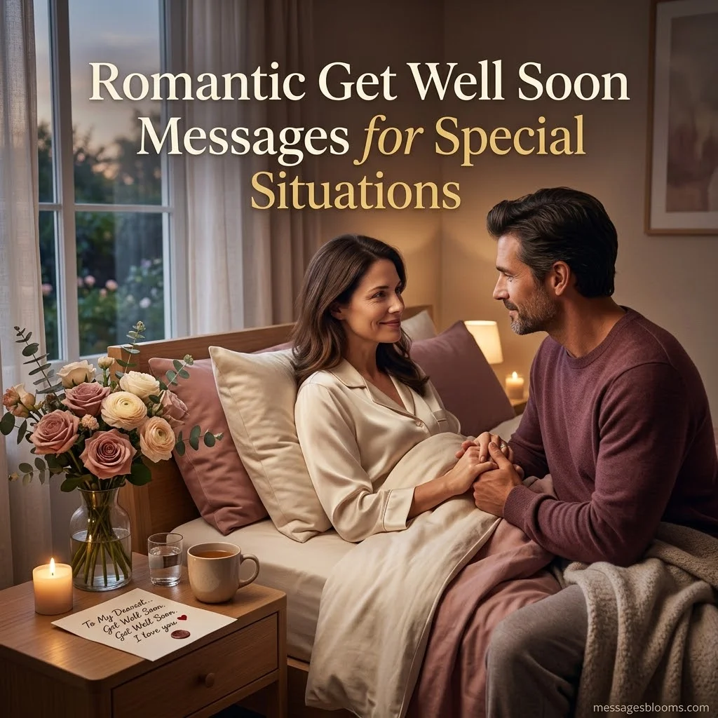 Romantic Get Well Soon Messages for Special Situations