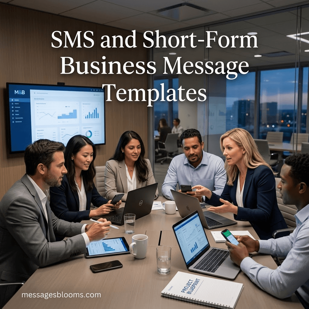 SMS and Short-Form Business Message Templates