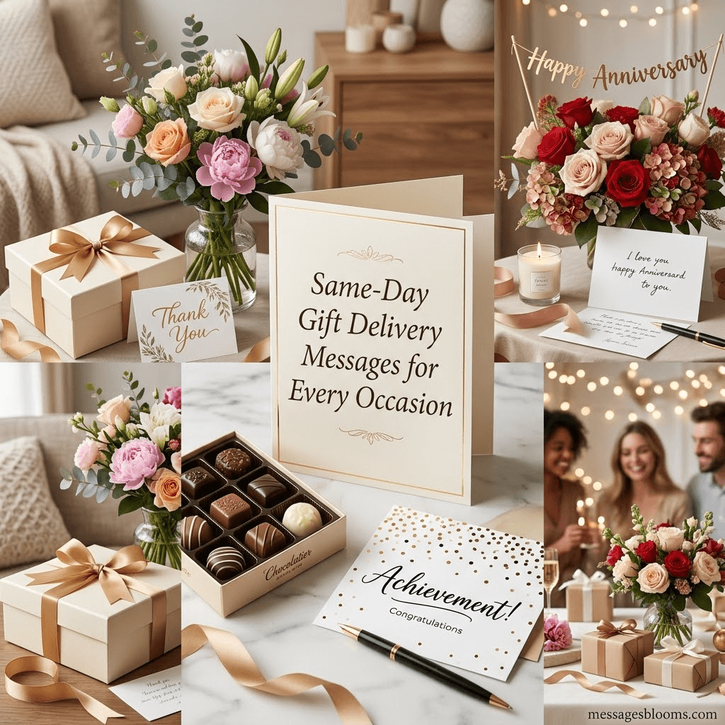 Same-Day Gift Delivery Messages for Every Occasion