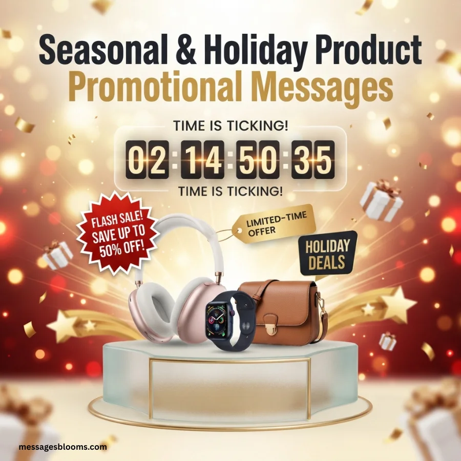 Seasonal & Holiday Product Promotional Messages