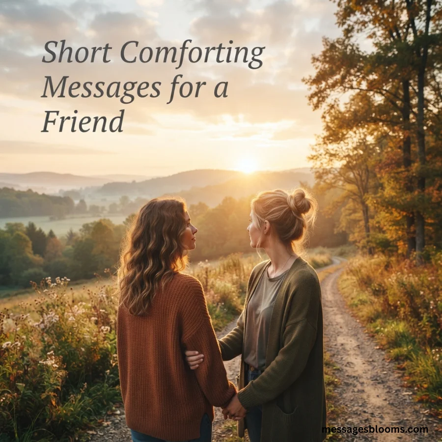 Short Comforting Messages for a Friend
