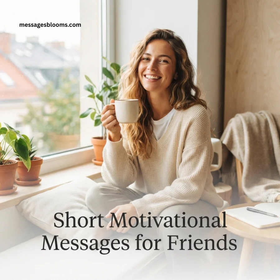 Short Motivational Messages for Friends