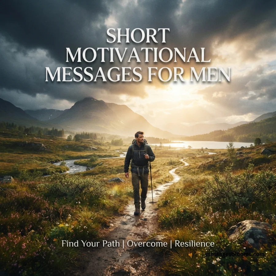 Short Motivational Messages for Men