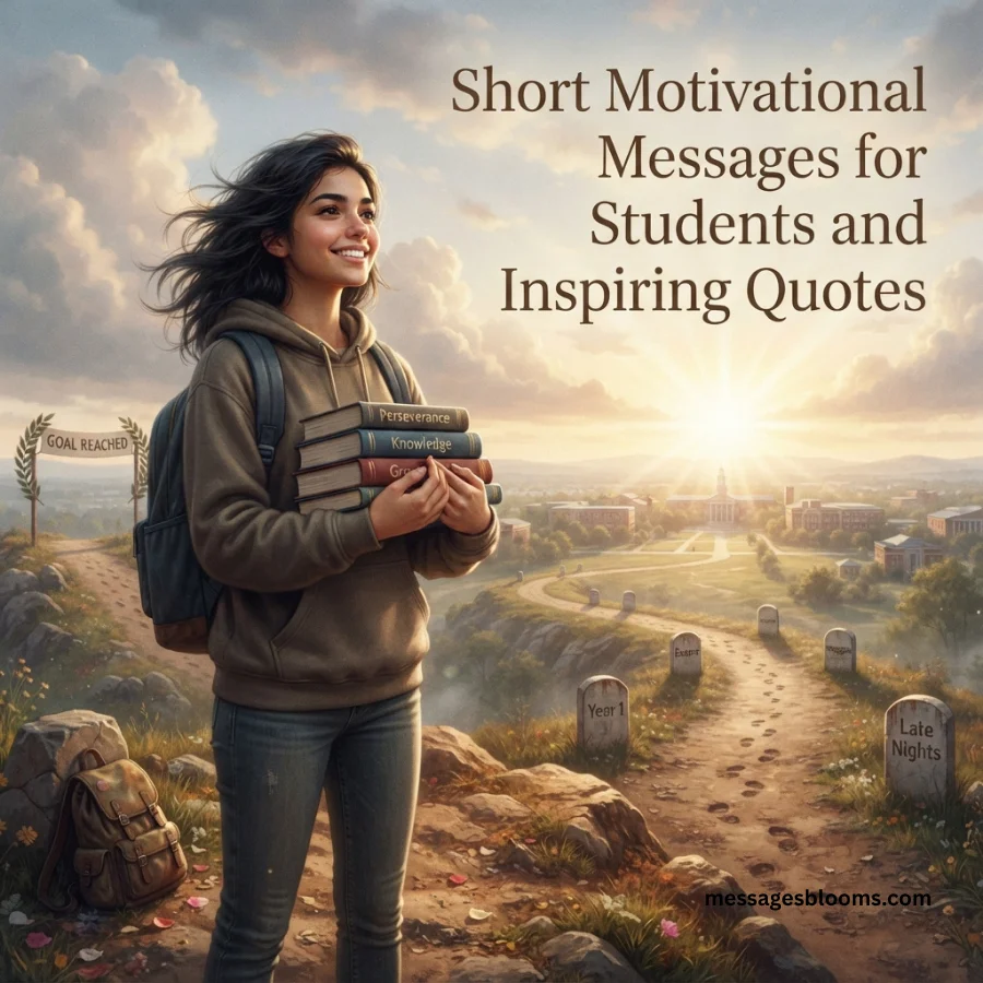 Short Motivational Messages for Students and Inspiring Quotes
