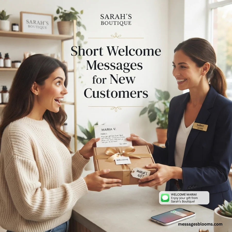 Short Welcome Messages for New Customers