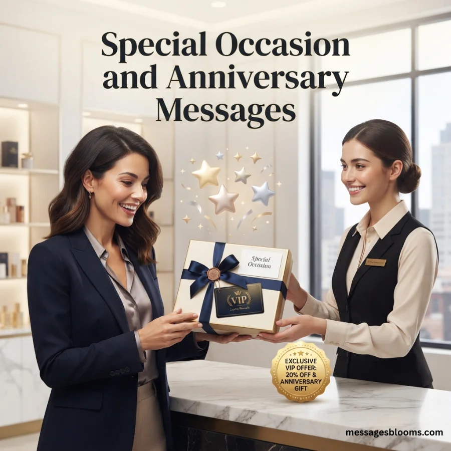 Special Occasion and Anniversary Messages