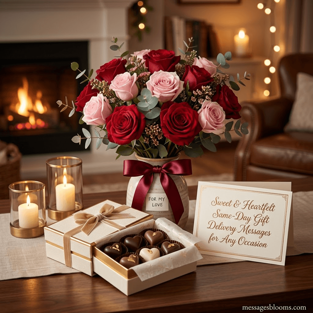 Sweet & Heartfelt Same-Day Gift Delivery Messages for Any Occasion