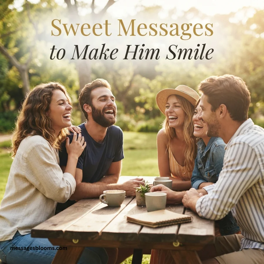 Sweet Messages to Make Him Smile