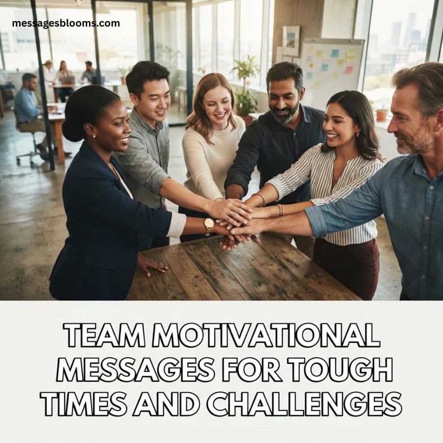 Team Motivational Messages for Tough Times and Challenges