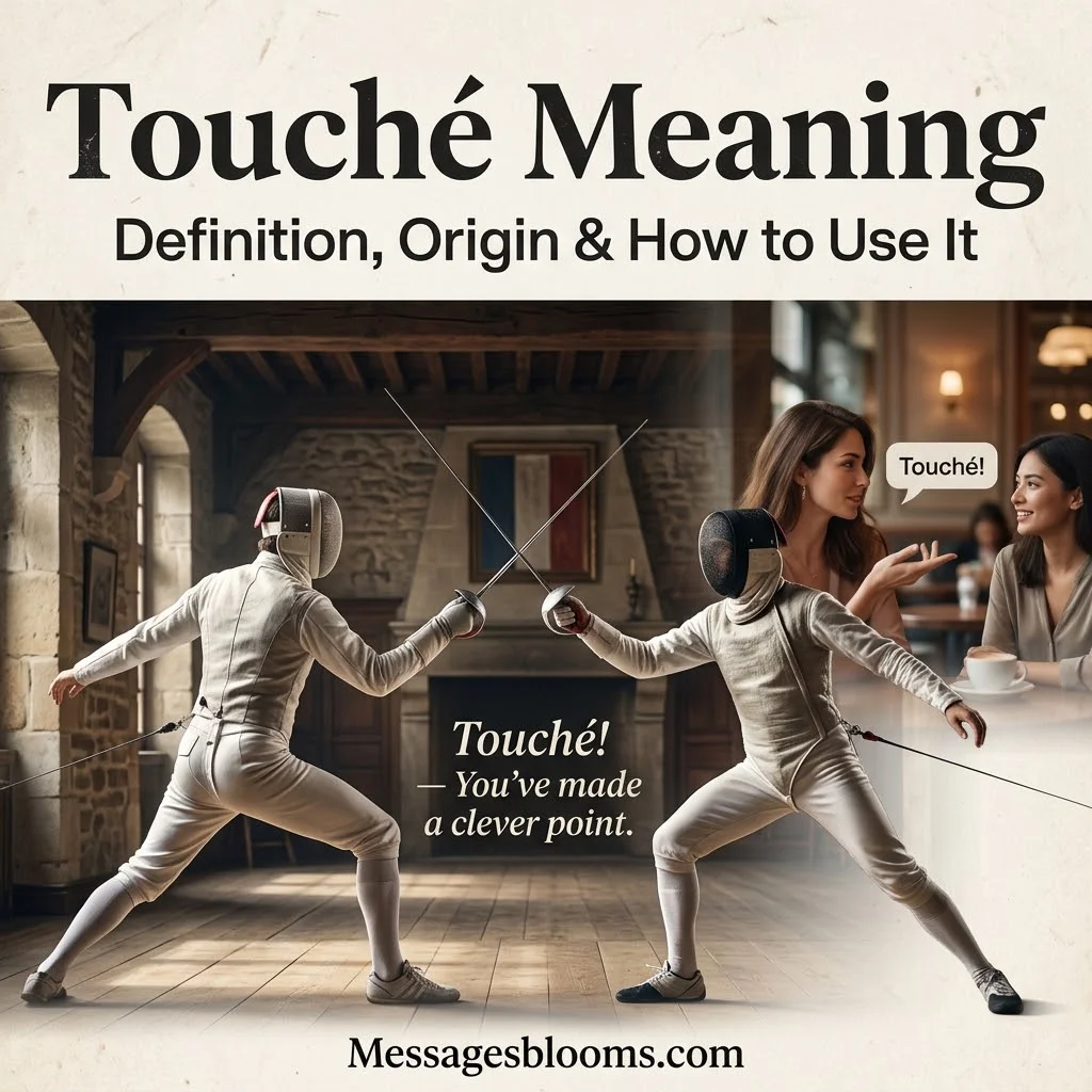 Touche Meaning: The Surprising Definition, Origin & How to Use It