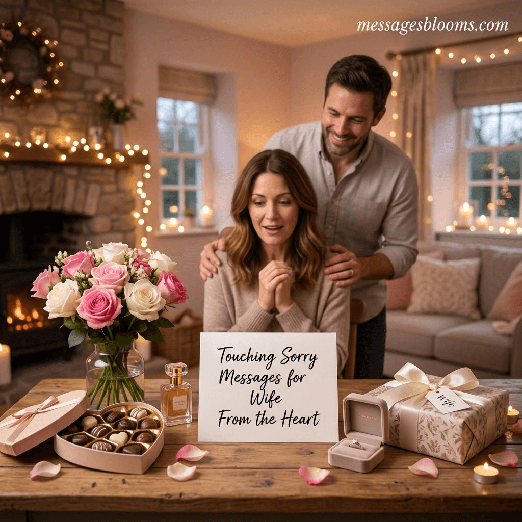 Touching Sorry Messages for Wife From the Heart