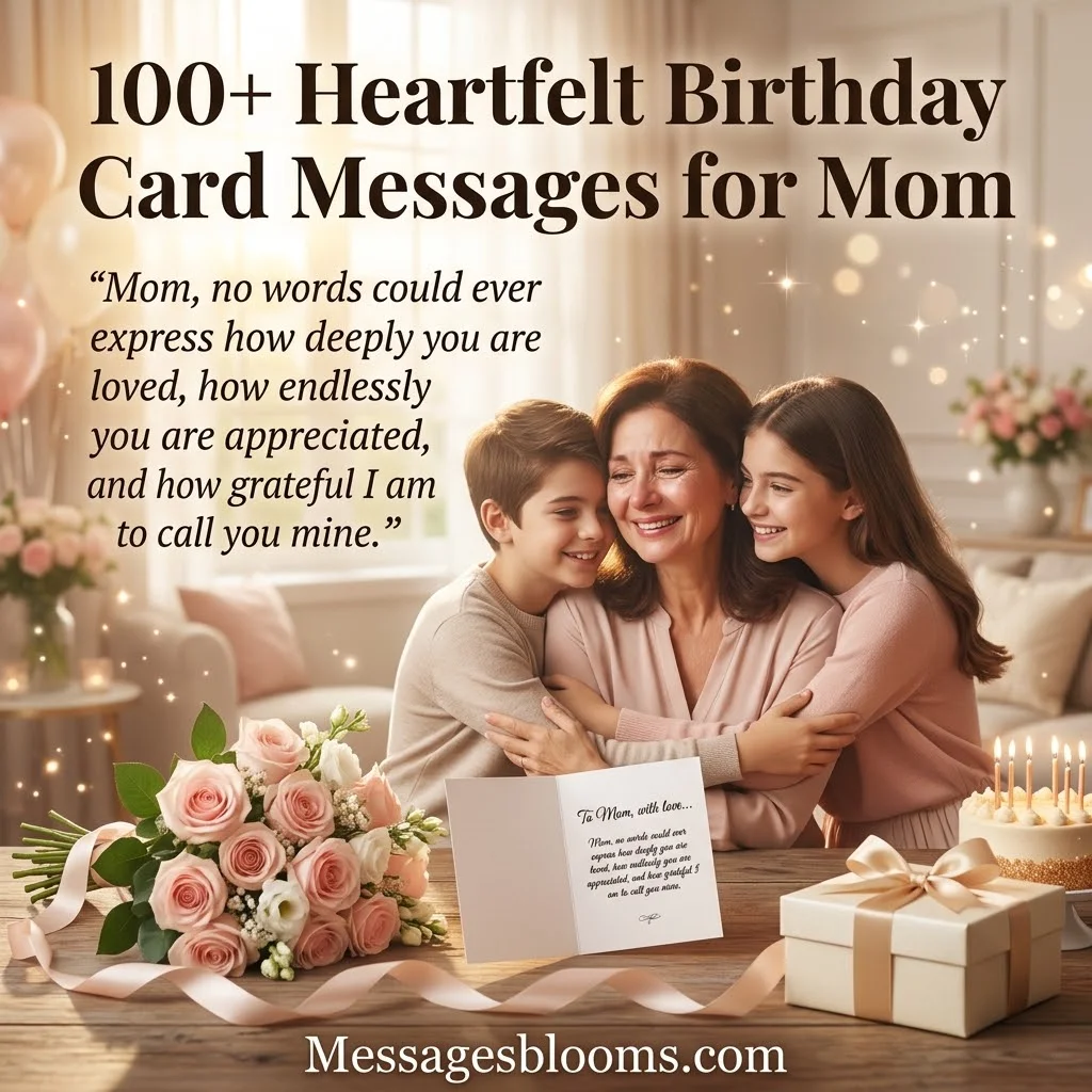100+ Heartfelt Birthday Card Messages for Mom That Will Make Her Cry Happy Tears