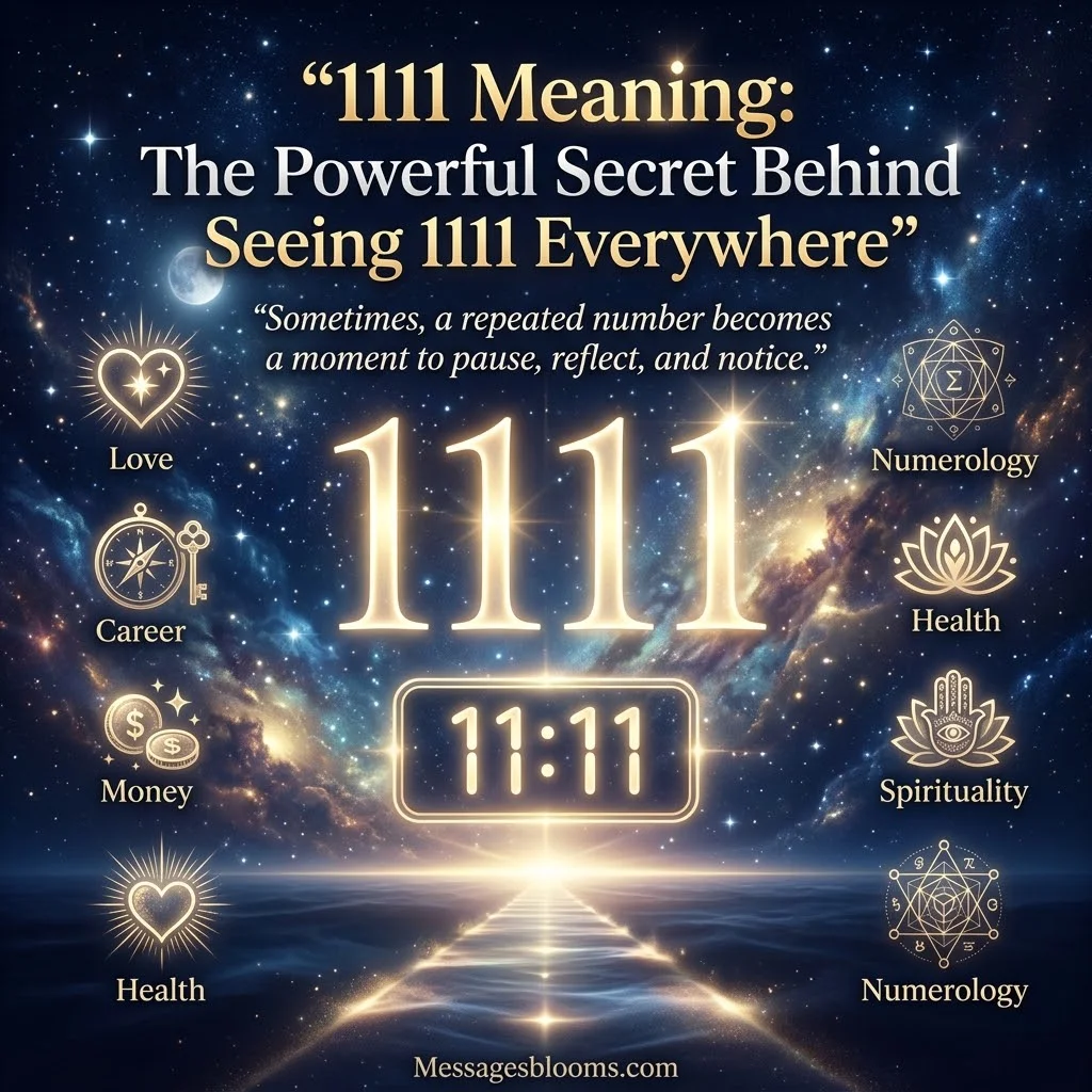 1111 Meaning: The Powerful Secret Behind Seeing 1111 Everywhere